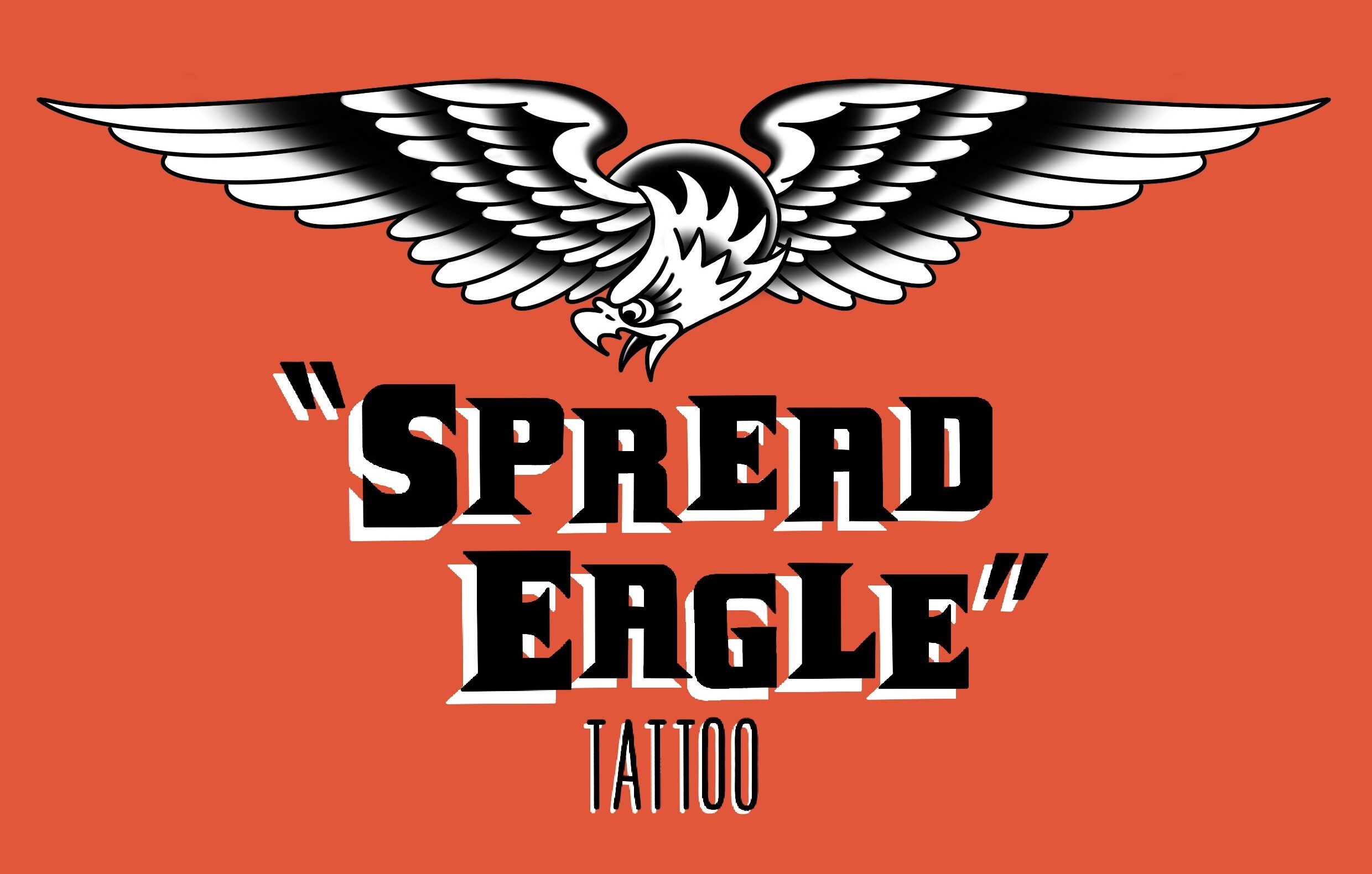 Spread Eagle Tattoo Shop Logo
