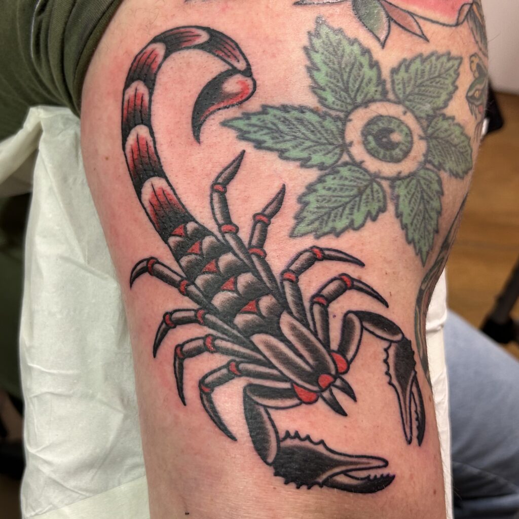 Traditional Scorpion Tattoo